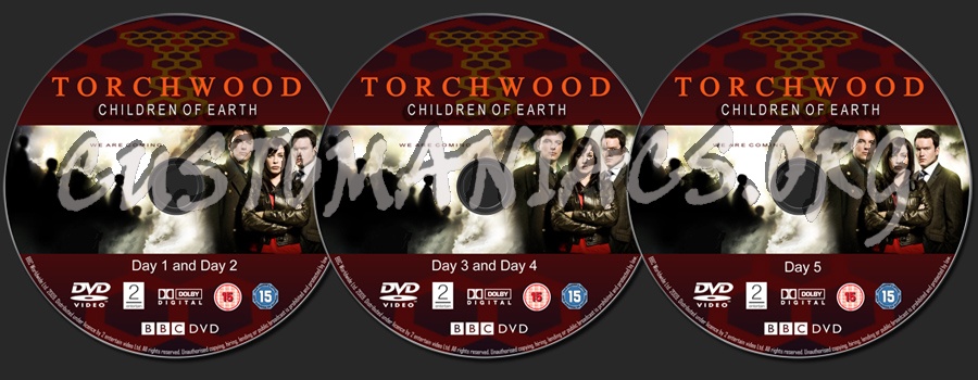 Torchwood Children of Earth dvd label