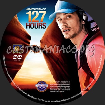 127 Hours dvd label