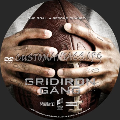 Gridiron Gang dvd label