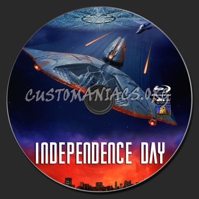 Independence Day blu-ray label