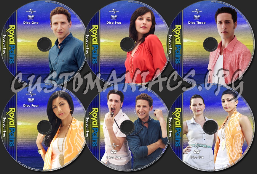 Royal Pains - Season 2 - TV Collection dvd label