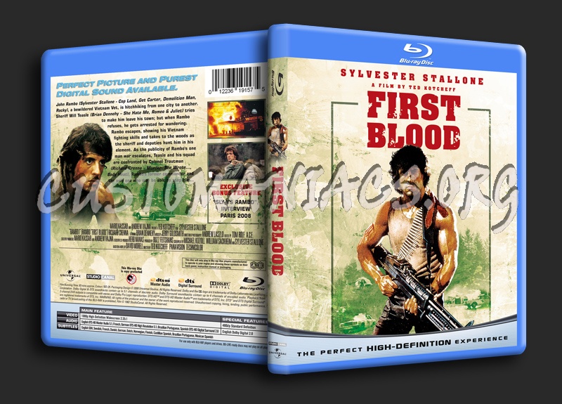 First Blood Part 1 blu-ray cover