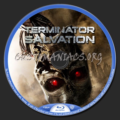 Terminator Salvation blu-ray label