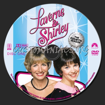 Laverne & Shirley Season Four dvd label