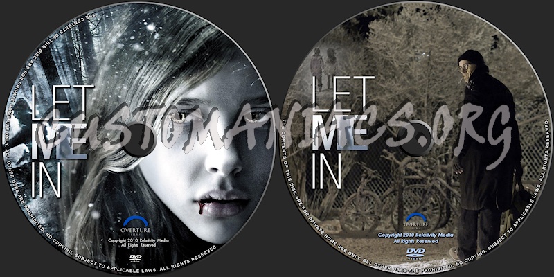 Let Me In dvd label