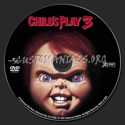 Child's Play 3 dvd label