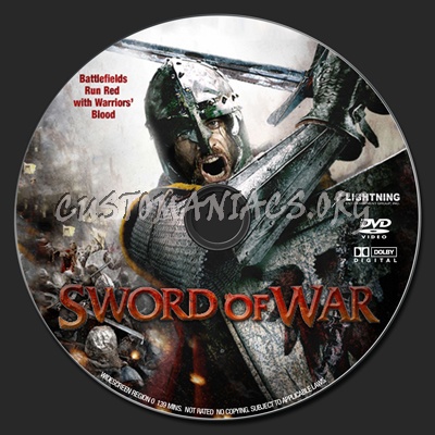 Sword of War dvd label