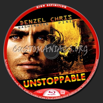 Unstoppable blu-ray label