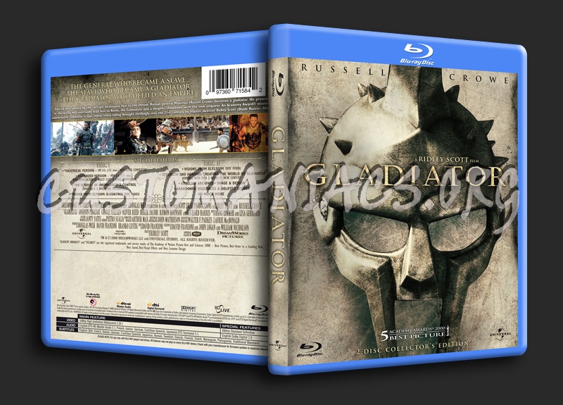 Gladiator blu-ray cover