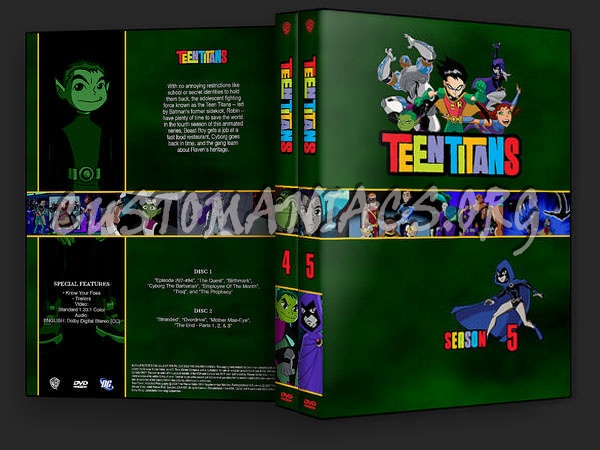 Teen Titans Season 4-5 dvd cover