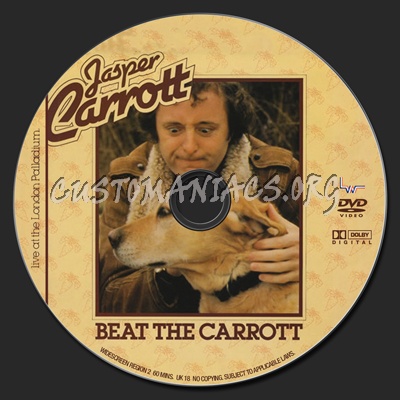 Jasper Carrott Beat The Carrott: Live At The London Palladium dvd label