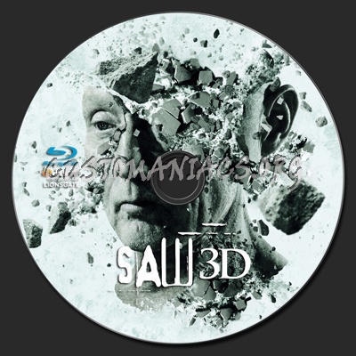 Saw 3d blu-ray label