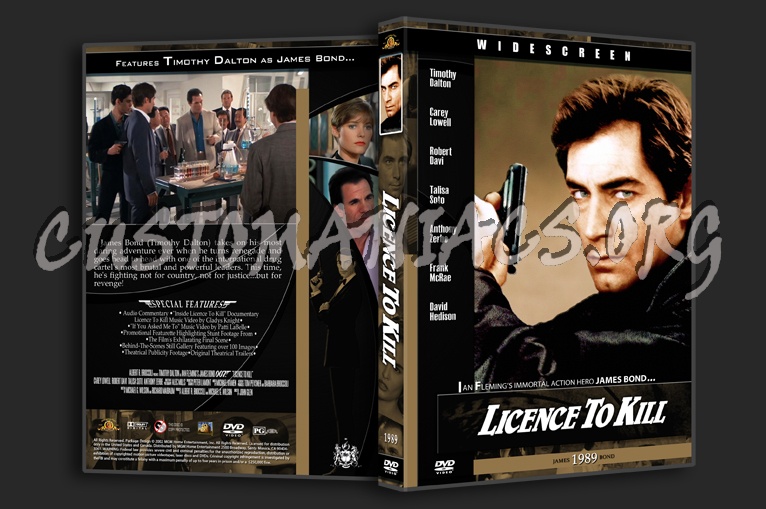 Licence to Kill - 1989 dvd cover