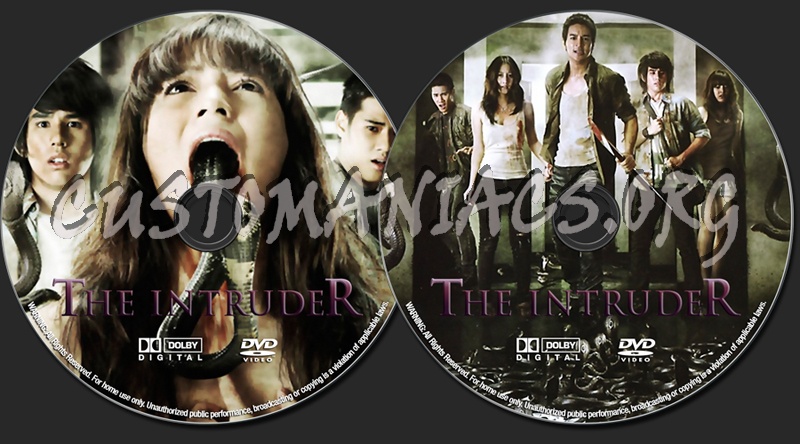 The Intruder dvd label