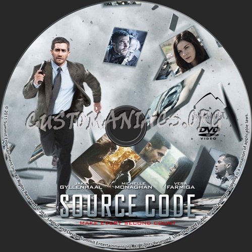 Source Code dvd label