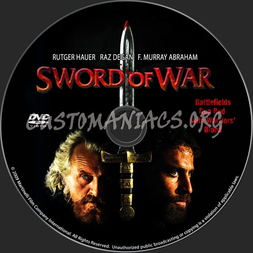 Sword of War dvd label