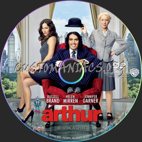 Arthur dvd label