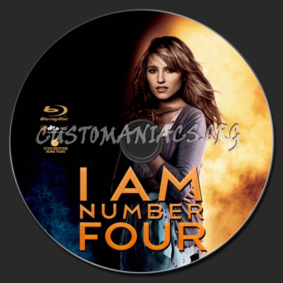 I Am Number Four blu-ray label