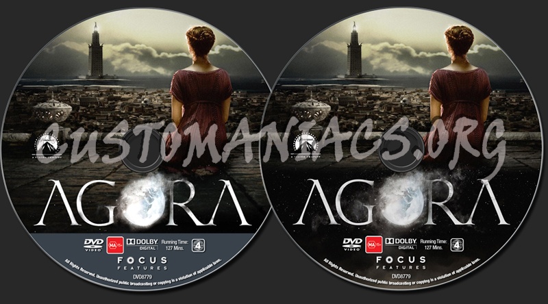 Agora dvd label