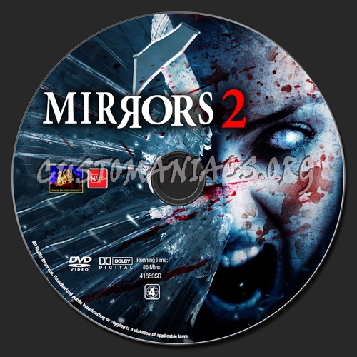 Mirrors 2 dvd label