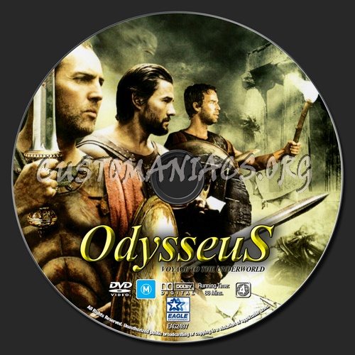 Odysseus Voyage to the Underworld dvd label