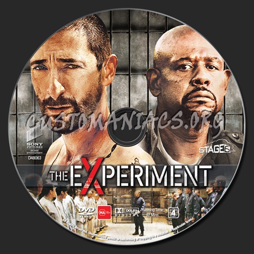 The Experiment dvd label