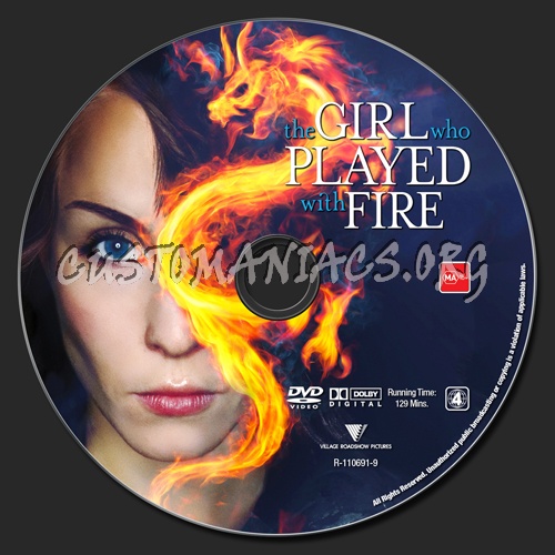 The Girl Who Played With Fire dvd label