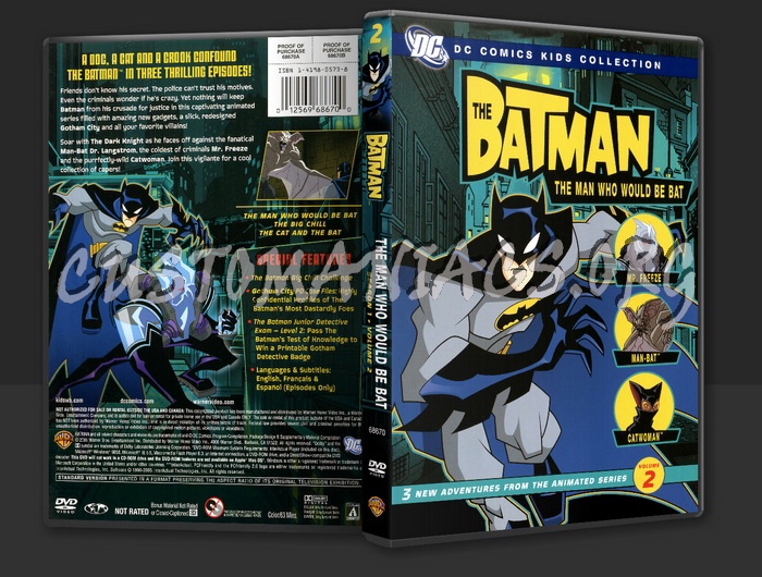 The Batman: The Man Who Would Be Bat dvd cover