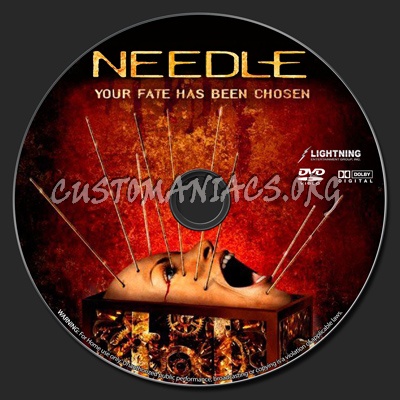 Needle dvd label