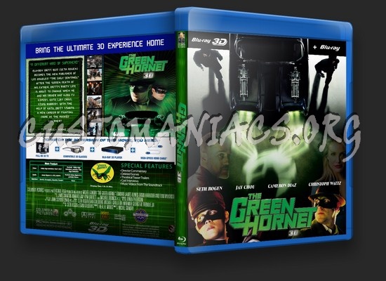 The Green Hornet 3D blu-ray cover