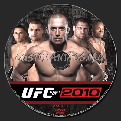 UFC Best of 2010 dvd label