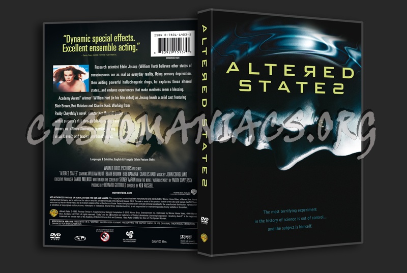 Altered States dvd cover