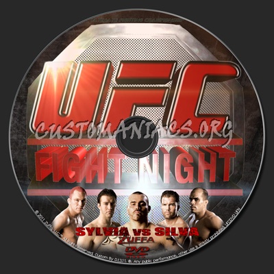 UFC UFN 03 Sylvia vs. Silva dvd label