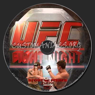 UFC UFN 10 Stout vs. Fisher dvd label