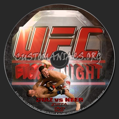 UFC UFN 15 Diaz vs. Neer dvd label