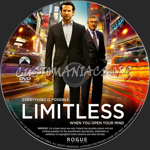 Limitless dvd label