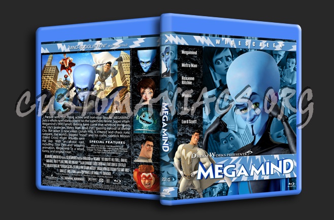 Megamind - 2010 blu-ray cover