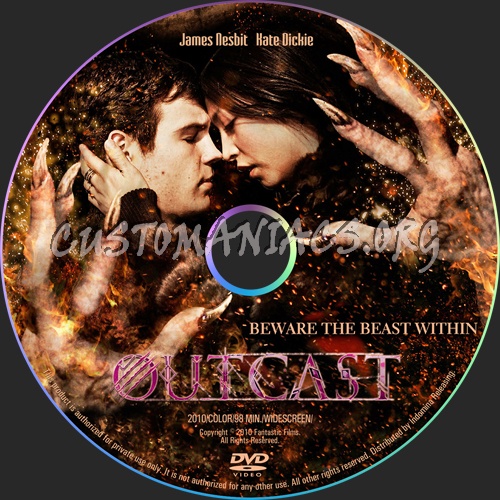 Outcast dvd label