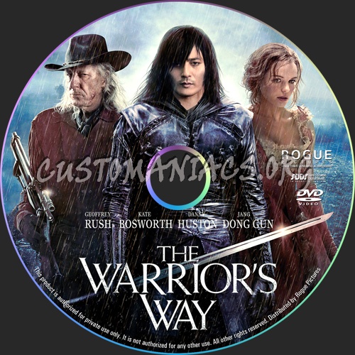 The Warrior's Way dvd label