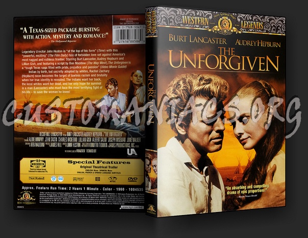 The Unforgiven dvd cover