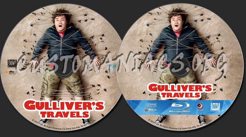 Gulliver's Travels blu-ray label