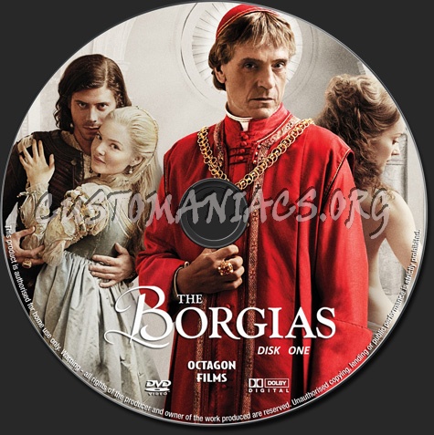 The Borgias dvd label