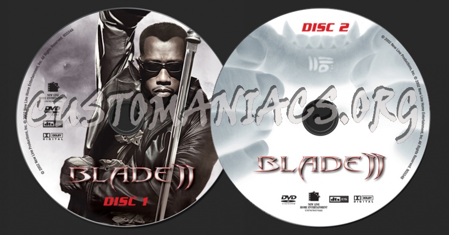 Blade 2 dvd label