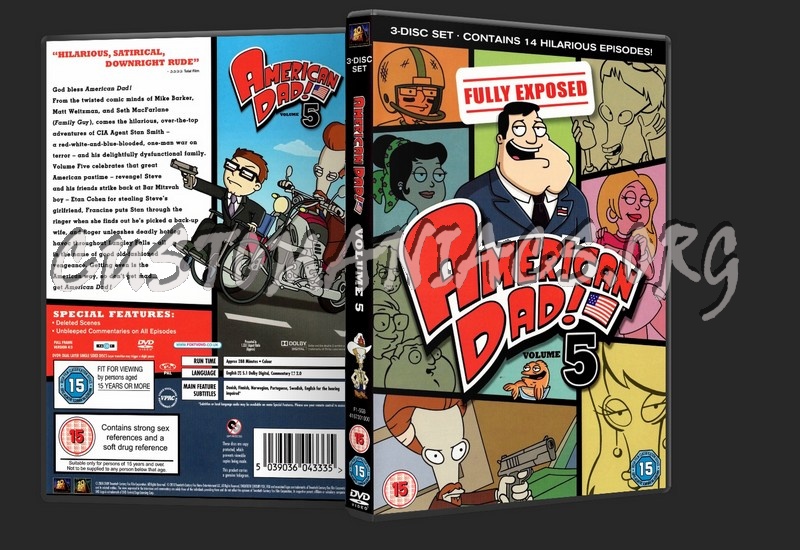 American Dad: Volume 5 dvd cover