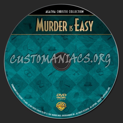 Agatha Christie Collection: Murder is Easy dvd label