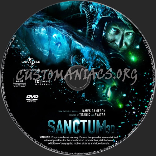 Sanctum dvd label