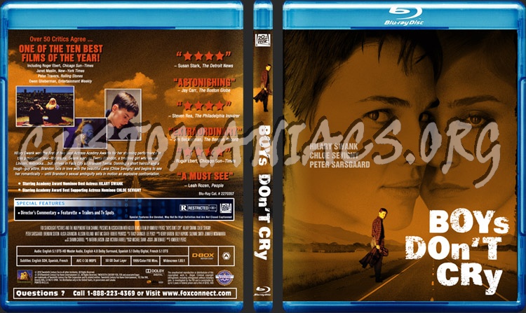 Boys Don't Cry blu-ray cover