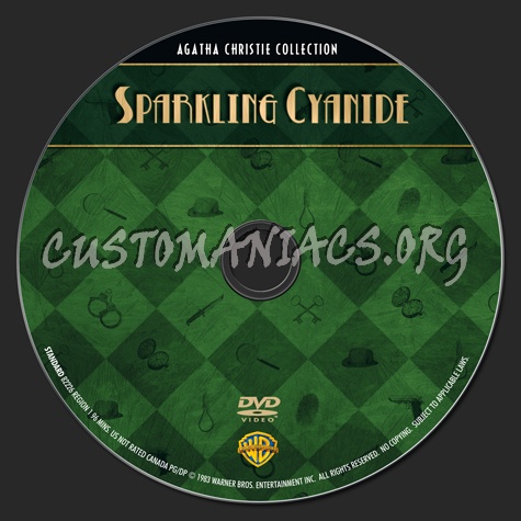 Agatha Christie Collection: Sparkling Cyanide dvd label