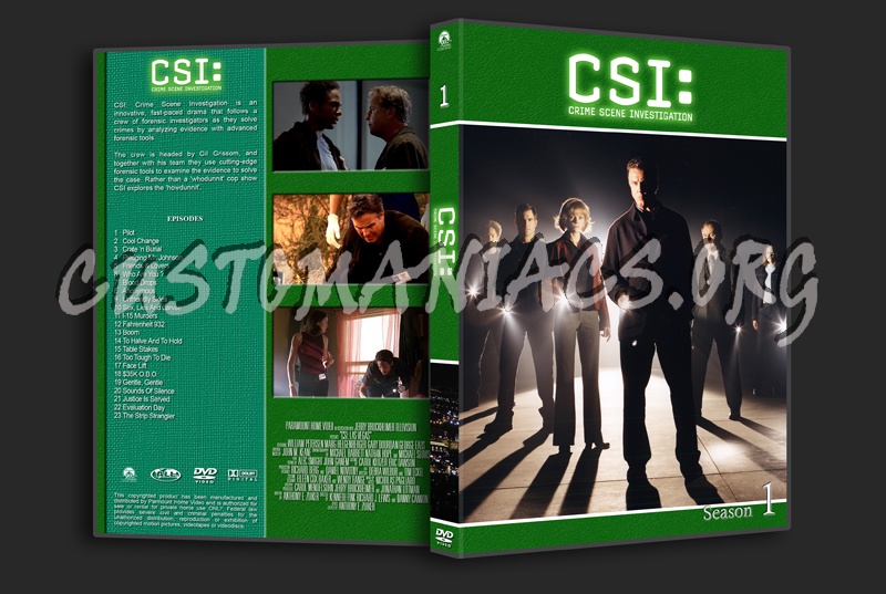 CSI Las Vegas dvd cover