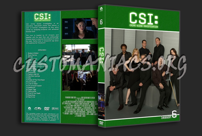 CSI Las Vegas dvd cover